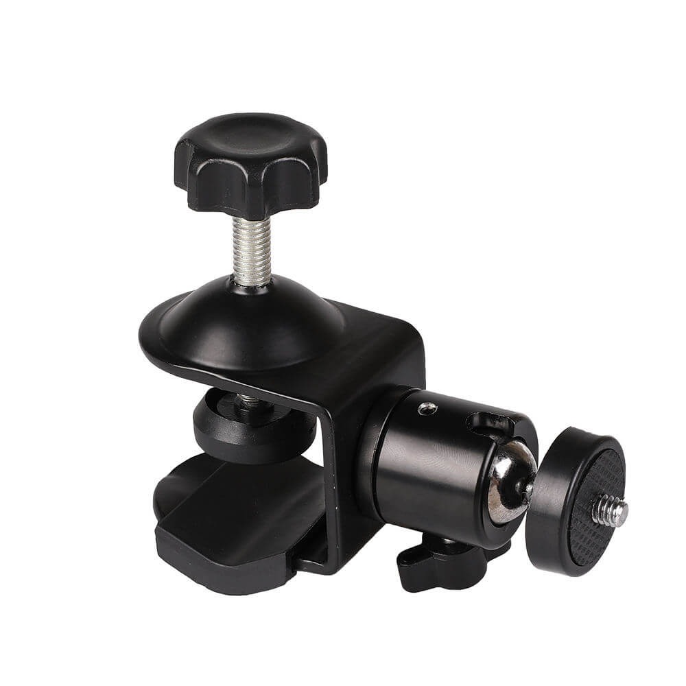 Suporte Fixação em Mesas e Barras até 4cm com Ball Head 1/4 Polegadas Suporte Fixação em Mesas e Barras até 4cm com Ball Head 1/4 Polegadas