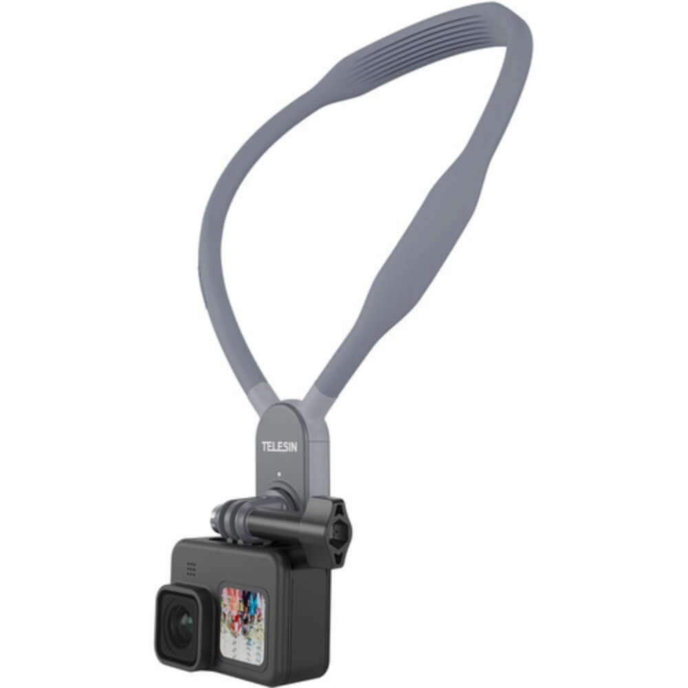 Alça de Pescoço com Suporte para GoPro e Câmeras Similares - Telesin (Grande)