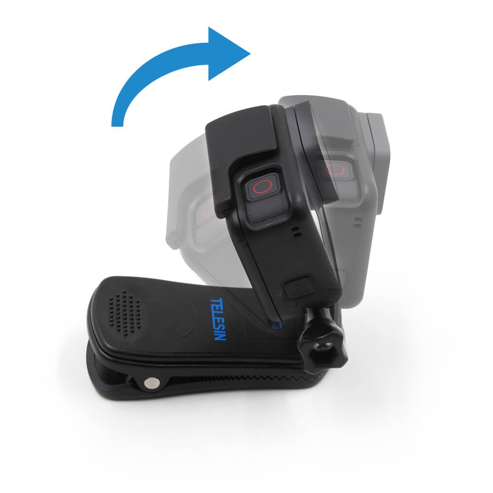 Suporte Clip para GoPro e Câmeras Similares - Telesin
