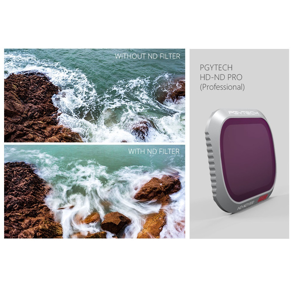 Filtros ND para Drone DJI Mavic 2 Pro - Pgytech ND8 ND16 ND32 ND64