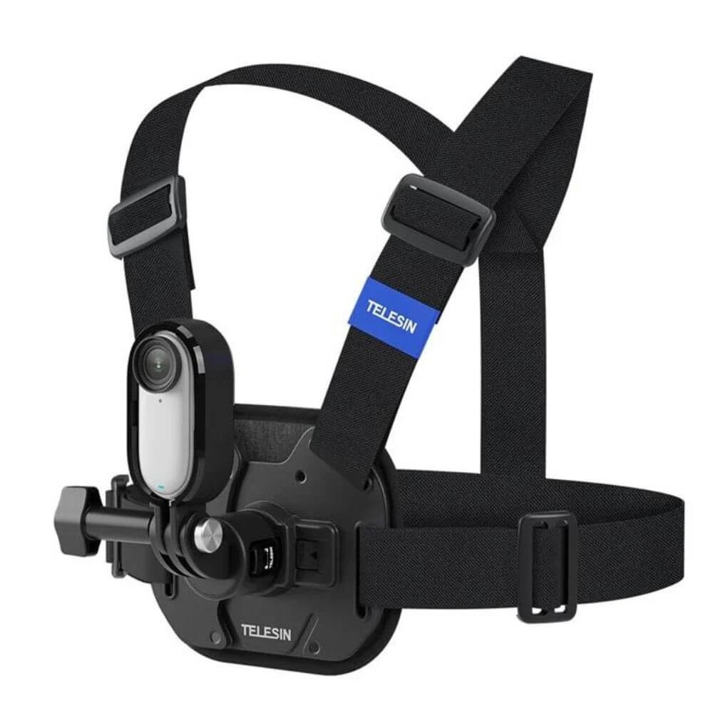 Suporte de Peito com Engate Rápido para GoPro e Similares - Telesin