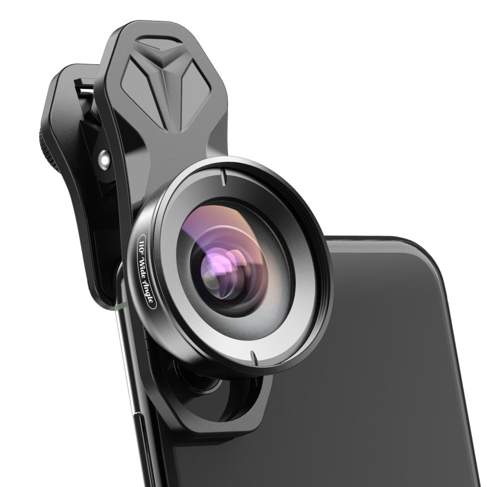 Kit de Lentes para Celular Apexel - Wide / Superwide / Macro / Telefoto / Fisheye