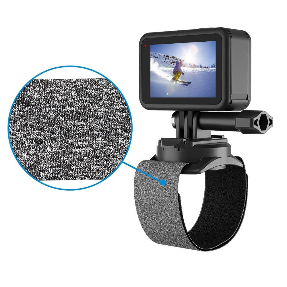 Suporte de Mão e Pulso para GoPro e Câmeras Similares - Telesin