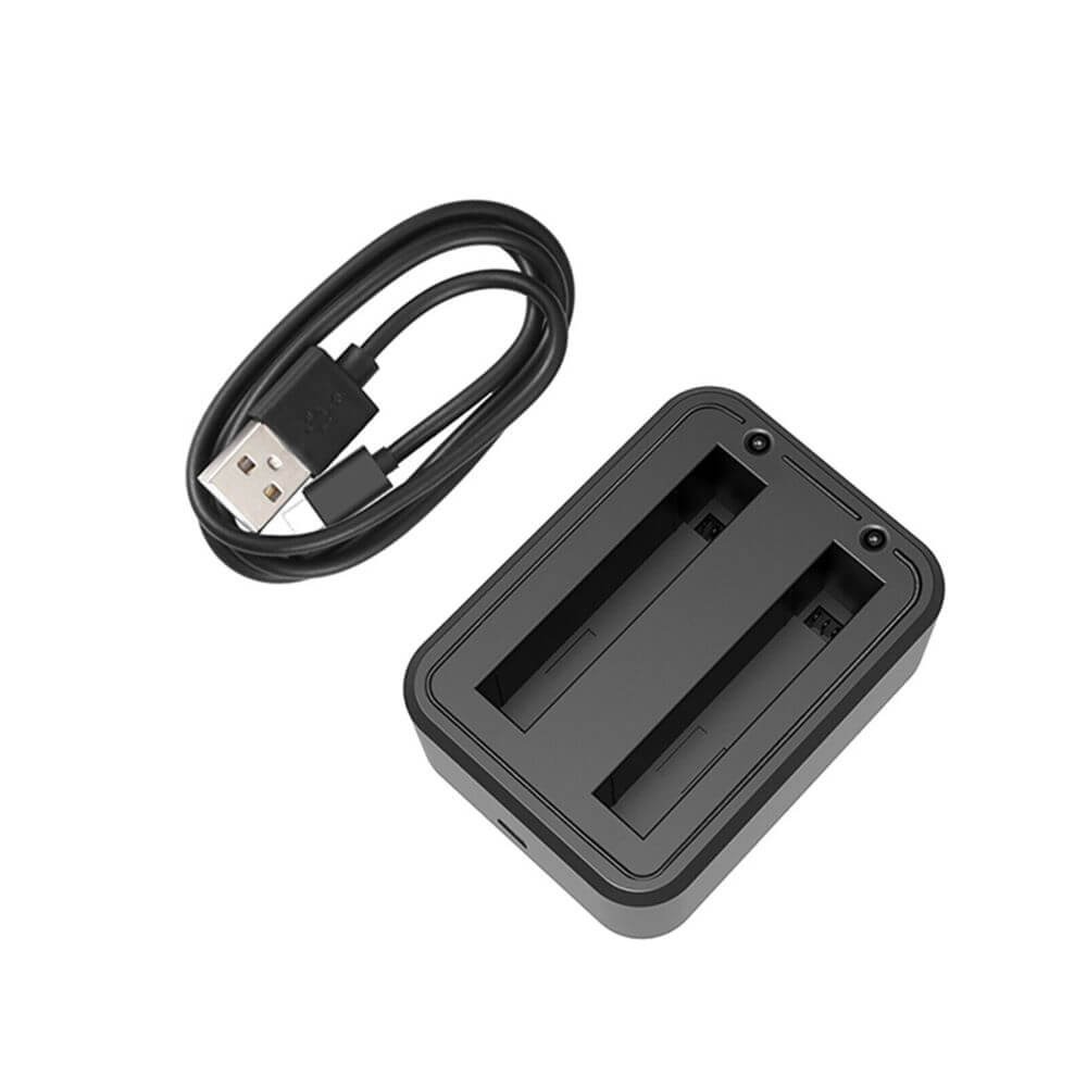 Carregador Duplo para Bateria Câmera Insta360 X3