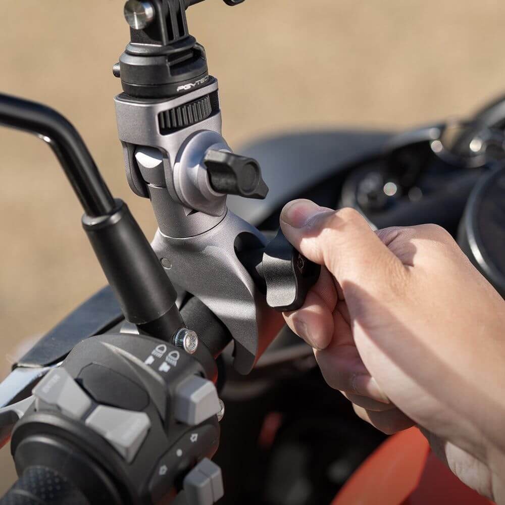 Suporte Guidão e Barras Tubulares para GoPro e Câmeras Similares - Pgytech