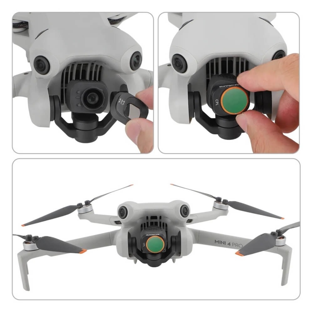 Filtro ND8/PL Híbrido para Drone DJI Mini 4 Pro - Sunnylife