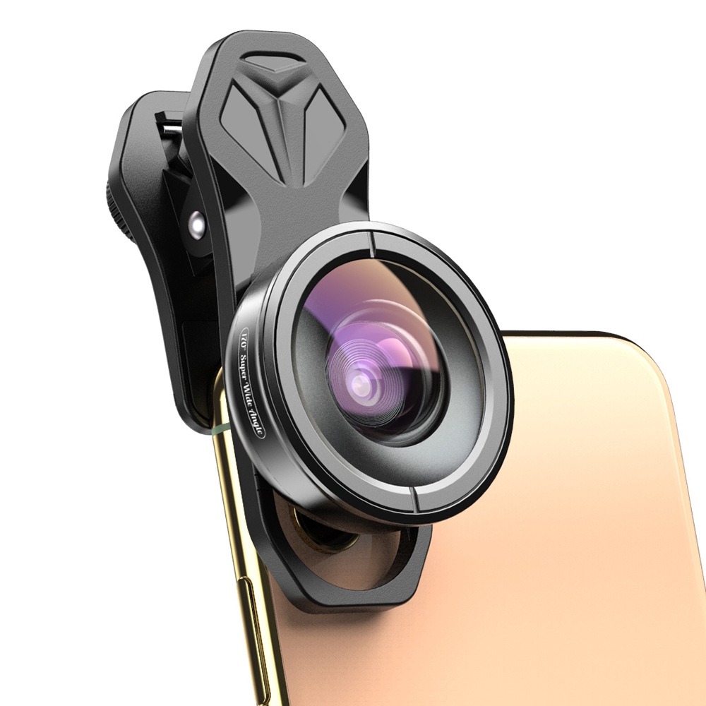 Kit de Lentes para Celular Apexel - Wide / Superwide / Macro / Telefoto / Fisheye