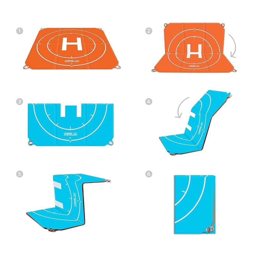 Heliponto Pista de Pouso para Drones - StartRC 50x50cm