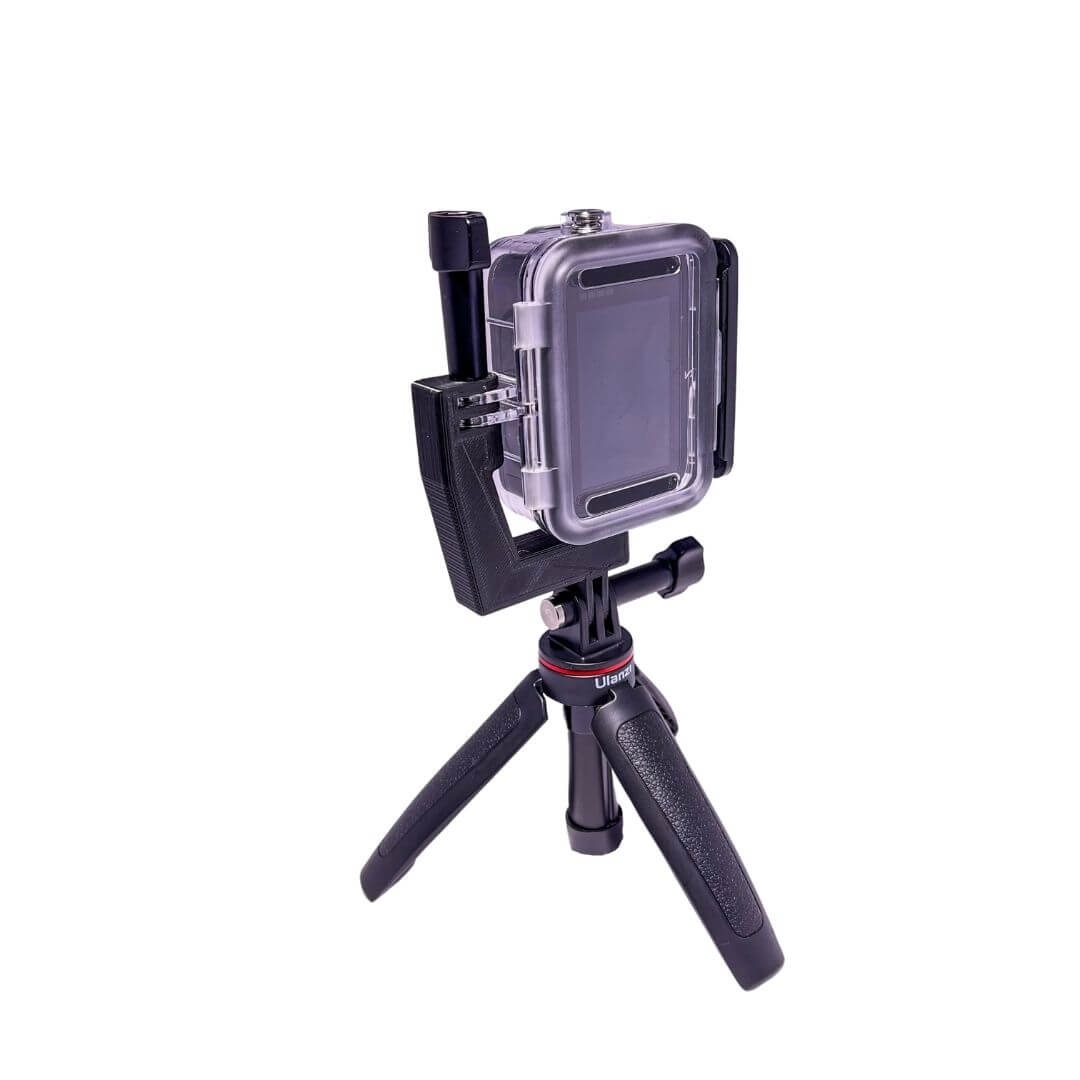 Suporte Vertical para GoPro Hero 13 / 12 / 11 / 10 / 9 Black em Impressão 3D - Cor Preto