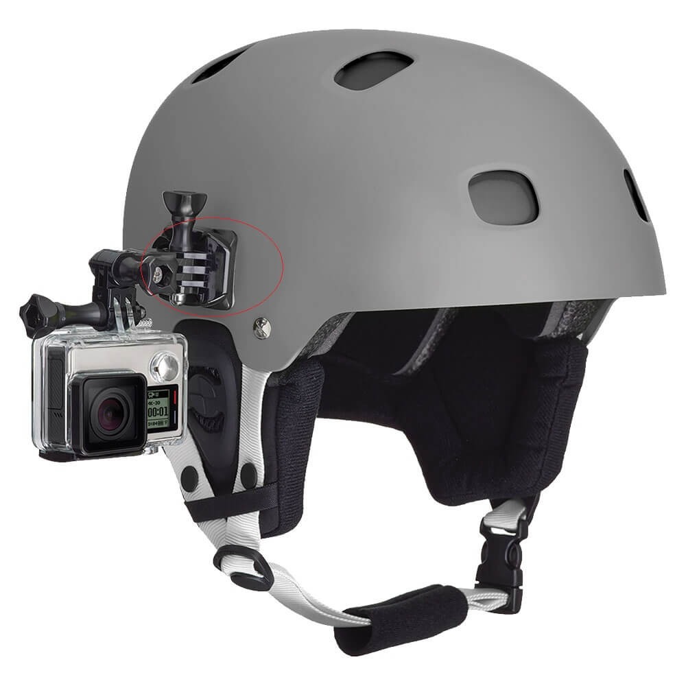 Kit com 2 Suportes Adesivos Curvos Para GoPro e Câmeras Similares
