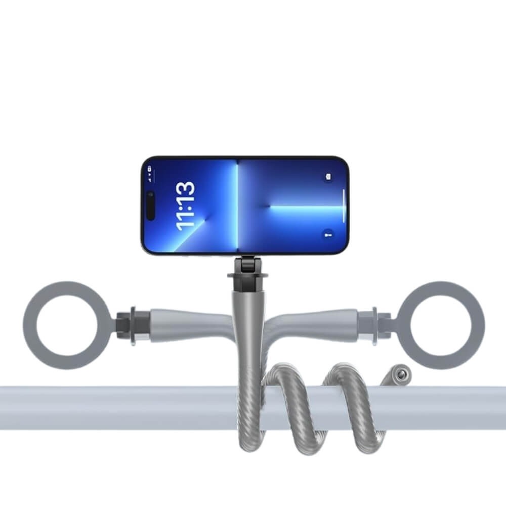 Braço Flexível Magnético para Celular - Telesin Cor Cinza
