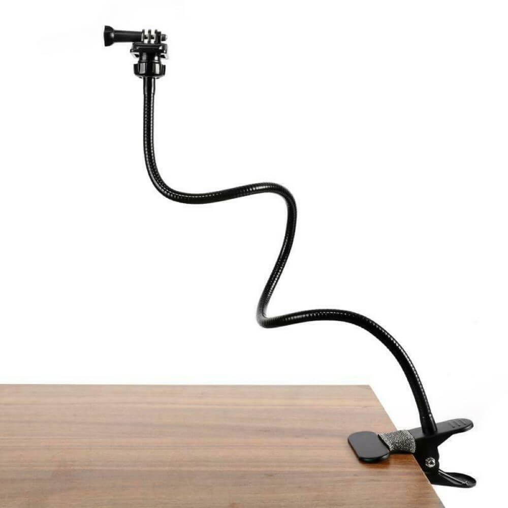Suporte Garra com Haste Articulável para GoPro e Câmeras Similares