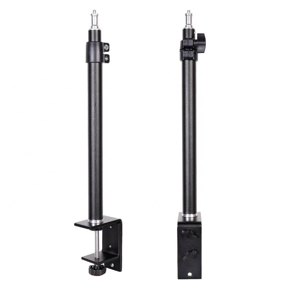 Suporte de Mesa para Iluminação e Câmeras Encaixe 1/4 Polegadas