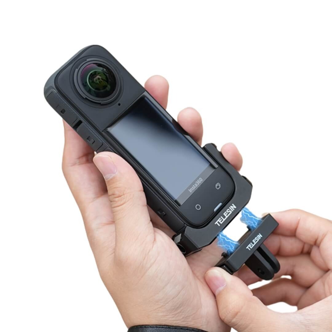 Suporte em L Adaptador de Expansão para Insta360 X4 - Telesin