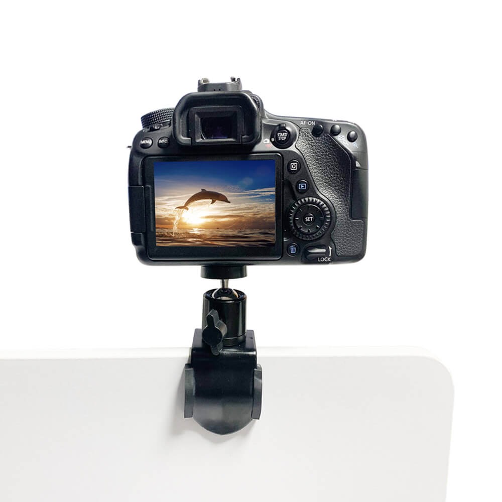 Suporte Fixação em Mesas e Barras até 4cm com Ball Head 1/4 Polegadas Suporte Fixação em Mesas e Barras até 4cm com Ball Head 1/4 Polegadas