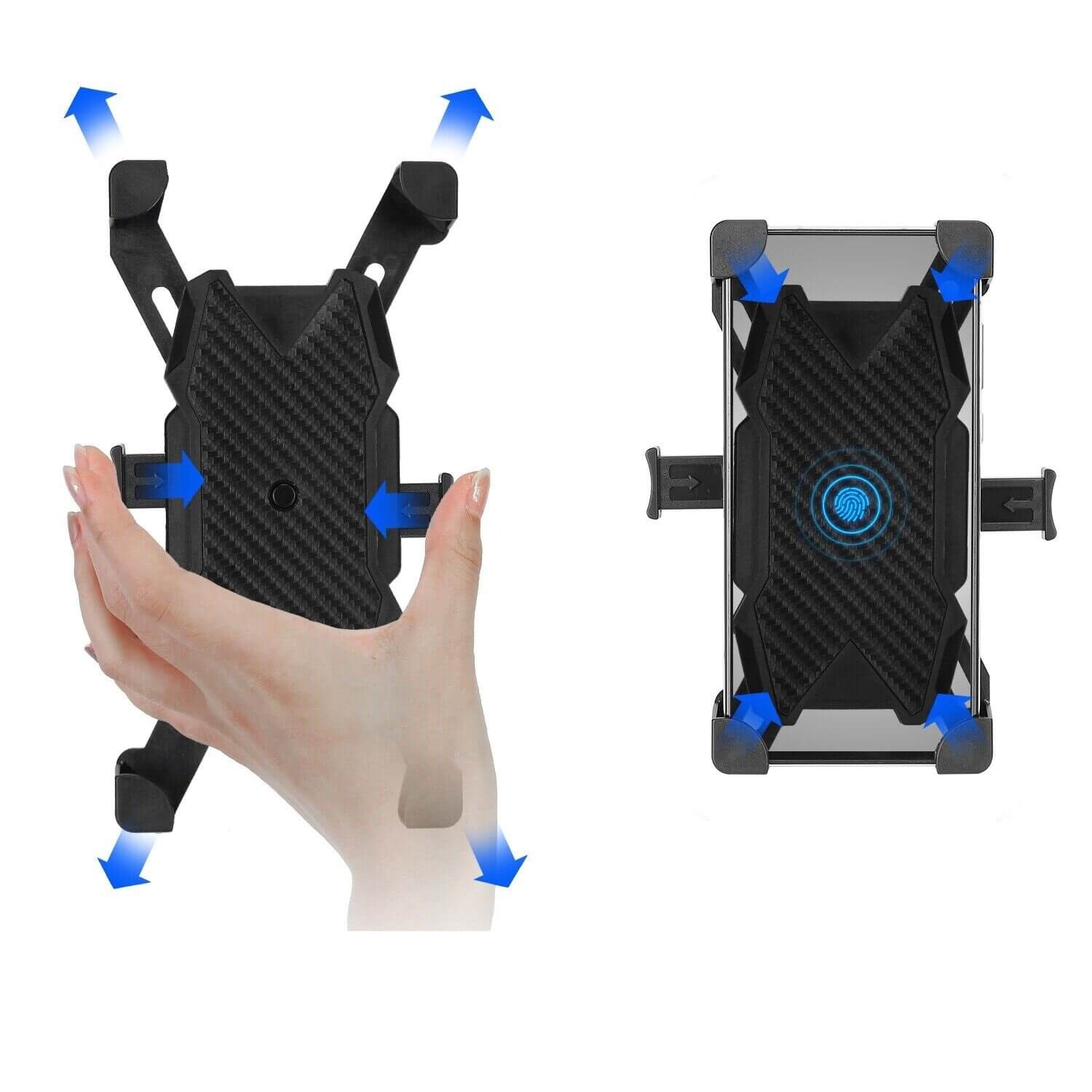 Suporte de Celular para Guidão de Bike e Moto com Rotação 360º