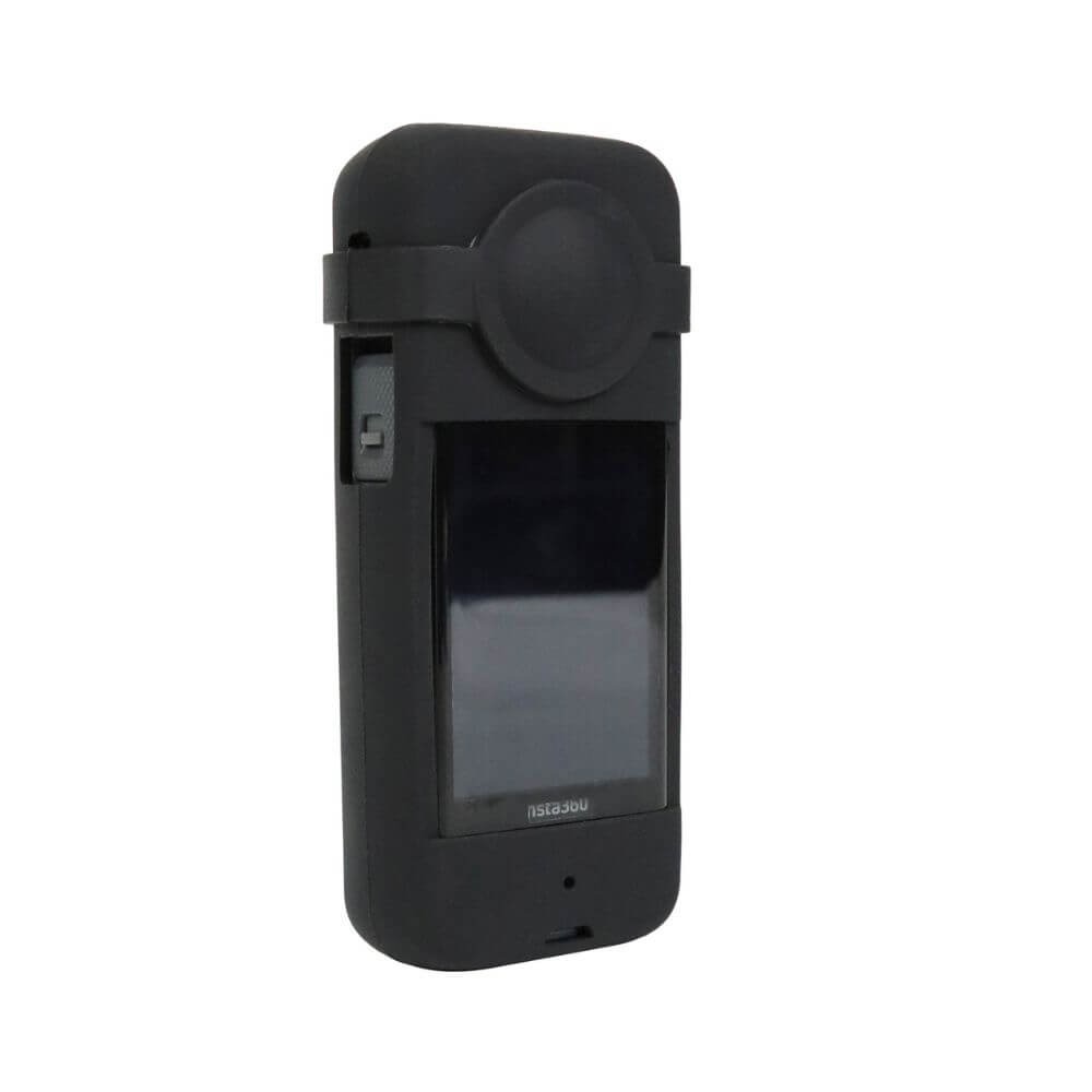 Case Capa de Silicone para Câmera Insta360 X3 + Protetor de Lente