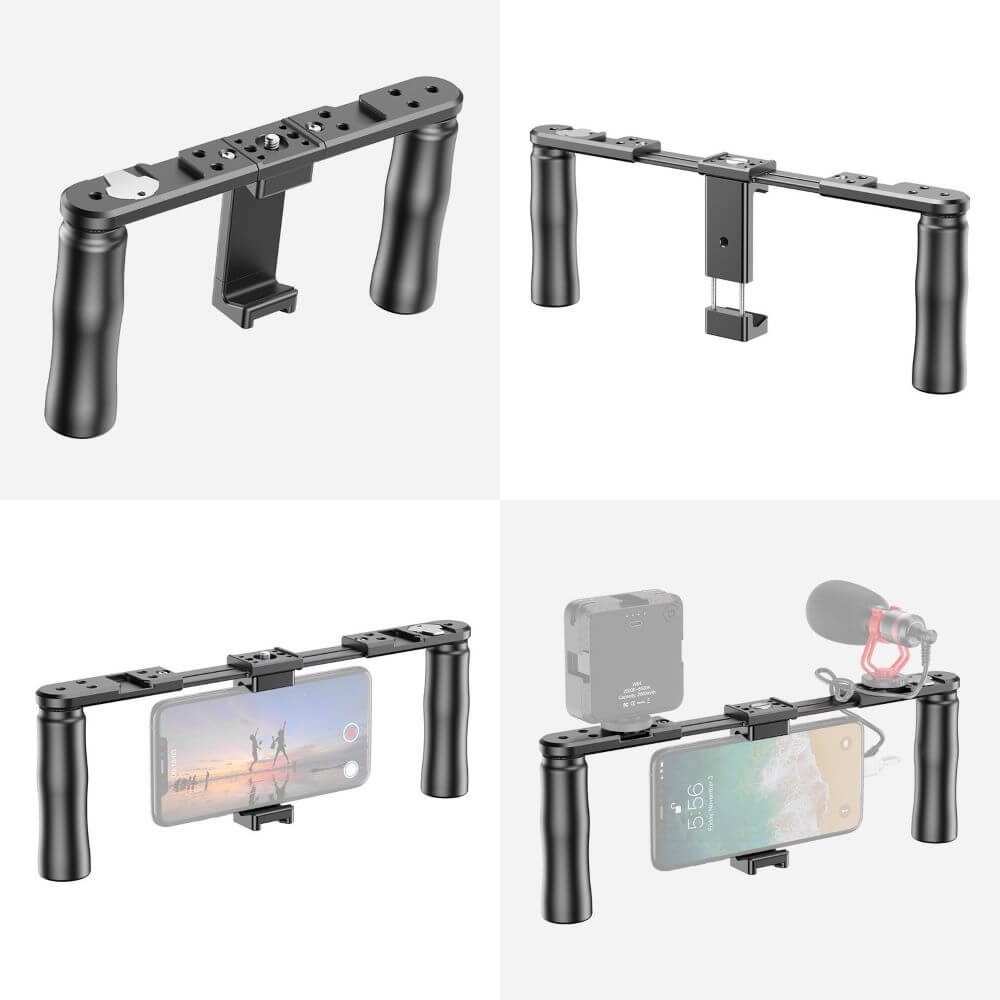 Suporte Estabilizador Manual para Celular e Câmera - Apexel
