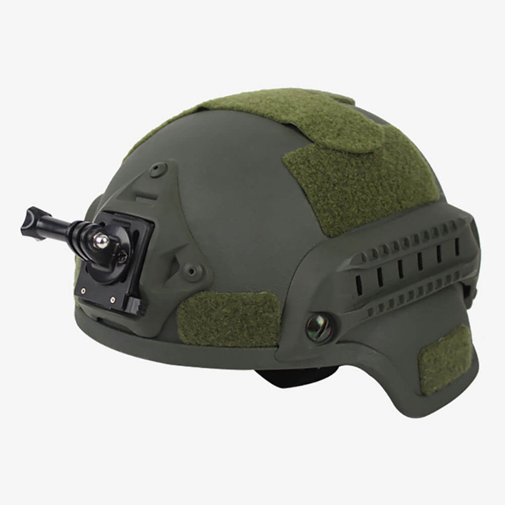 Suporte para GoPro em Capacete Tático com Placa Montagem NVG