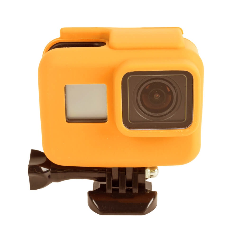 Capa Case Silicone GoPro Hero 7 6 5 Black Uso Com Frame de Montagem