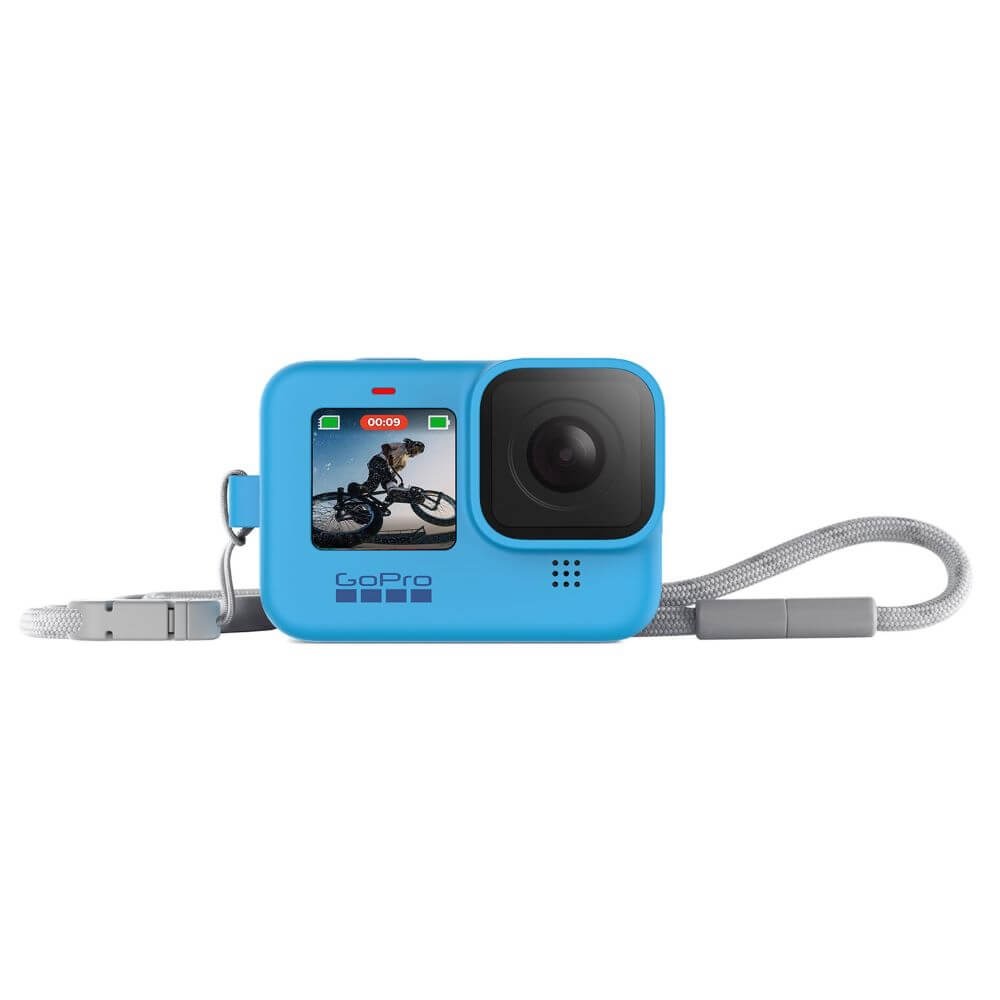Capa de Silicone GoPro Hero 12 / 11 / 10 / 9 Black + Cordão Ajustável - ADSST