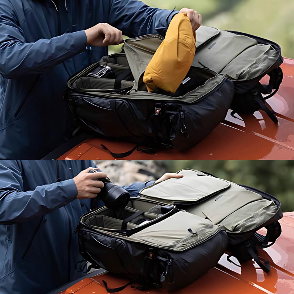 Mochila OnePro Flex 30L Space Black para Câmeras e Drones - Pgytech