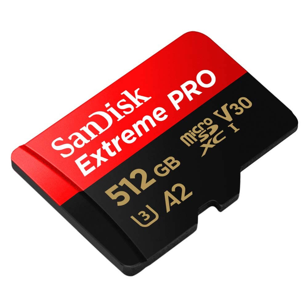 Cartão de Memória 512GB SanDisk Extreme Pro MicroSDXC 200Mb/s UHS-I V30 U3 A2
