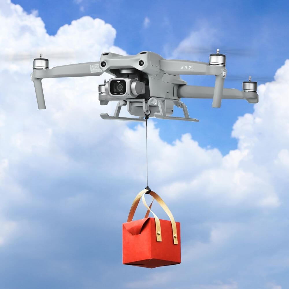 Trem de Pouso com Sistema Liberação de Carga para DJI Mavic Air 2 e Air 2S - StartRC