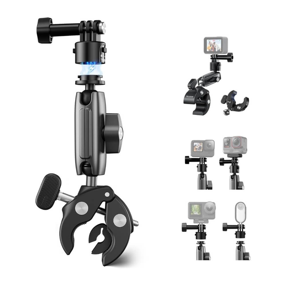 Suporte Articulado para GoPro e Câmeras Similares - Telesin