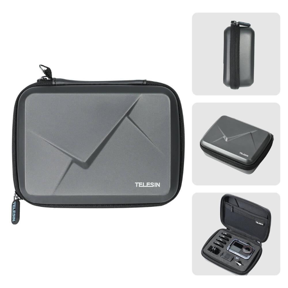 Case Estojo para Câmeras Dji Osmo Action 5 Pro / 4 / 3 - Telesin