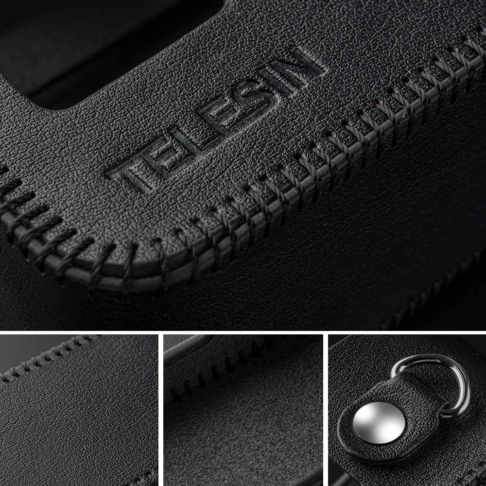 Case em Material Sintético para GoPro Hero 5 6 7 Black - Telesin Cor Preto