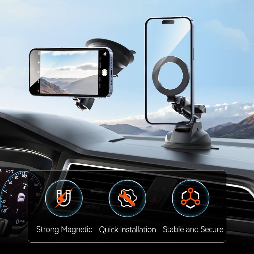Suporte Ventosa Magnético para Celular - Telesin
