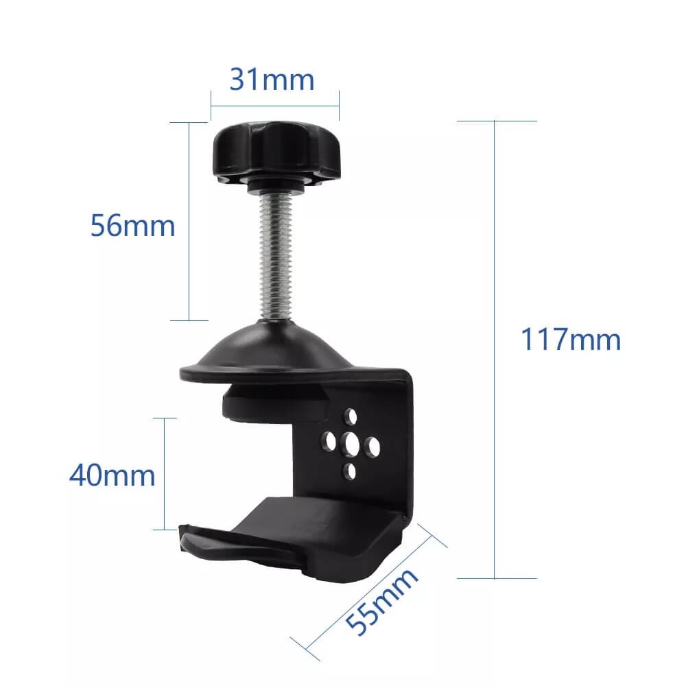 Suporte Fixação Até 4cm com Orifícios para Suportes de Luz