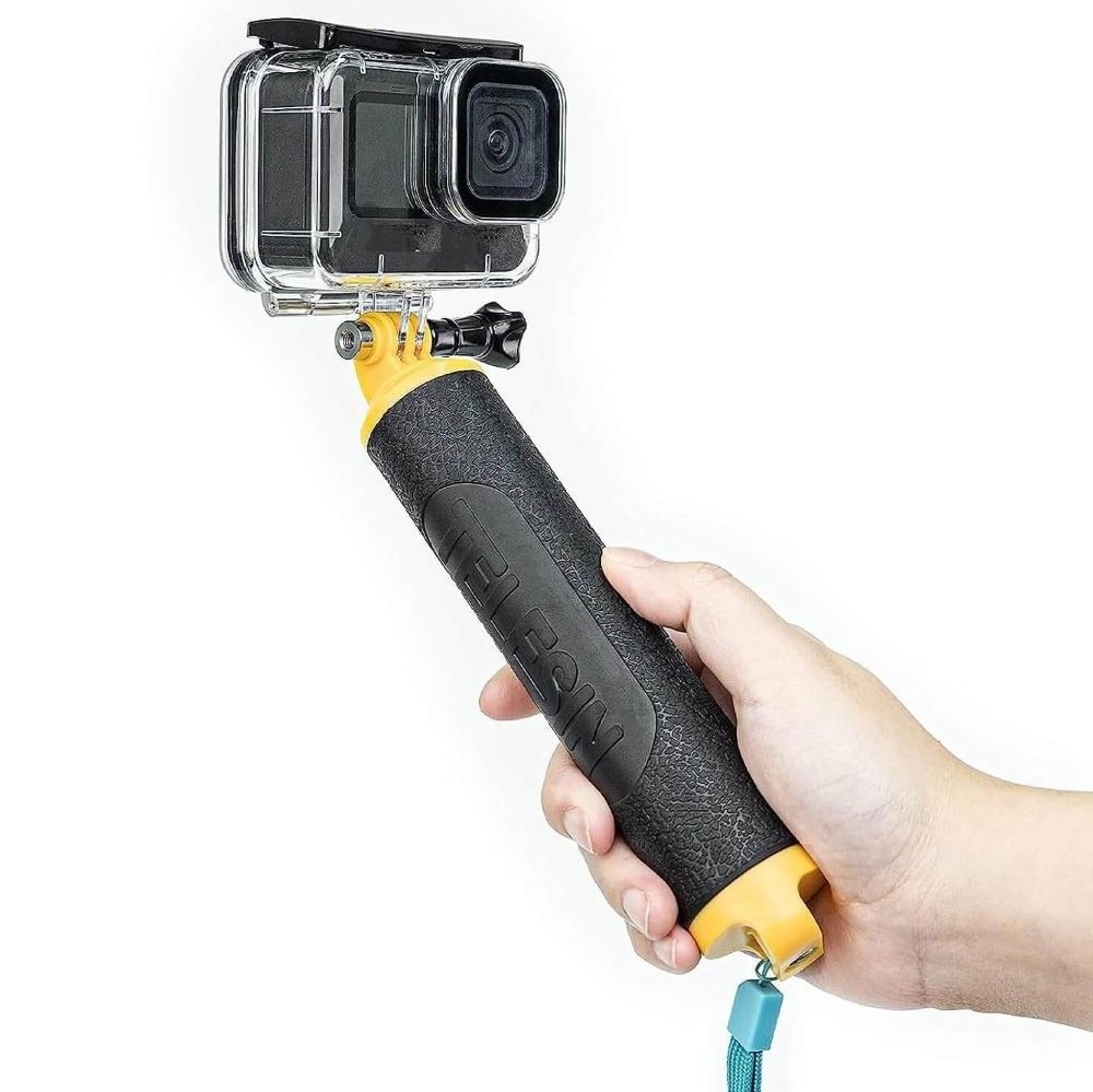 Bastão de Mão Flutuante para GoPro e Câmeras Similares - Telesin