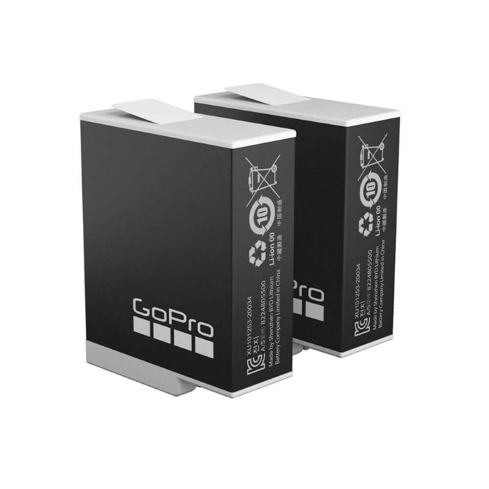 Carregador + 2 Baterias Enduro GoPro Hero 12 / 11 / 10 / 9 Black - ADDBD-211