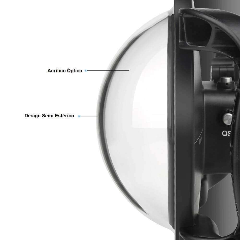 Dome para Câmera DJI Osmo Action com Suporte Manual - Shoot
