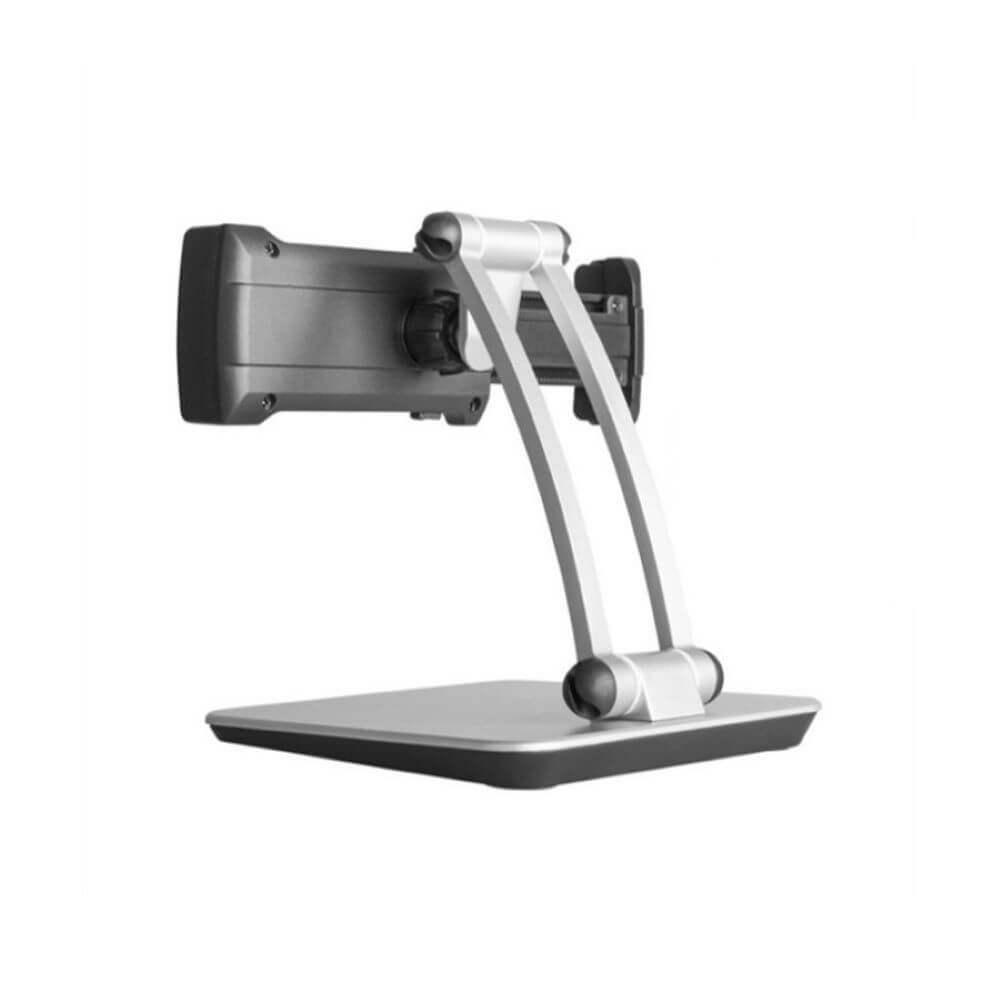 Suporte Base de Mesa para Tablet e Celular - Cor Prata