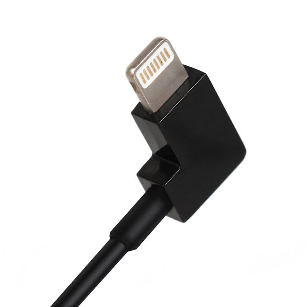 Cabo de Dados para Conexão do DJI Osmo Pocket / Pocket 2 em iPhone Lightning (1m)