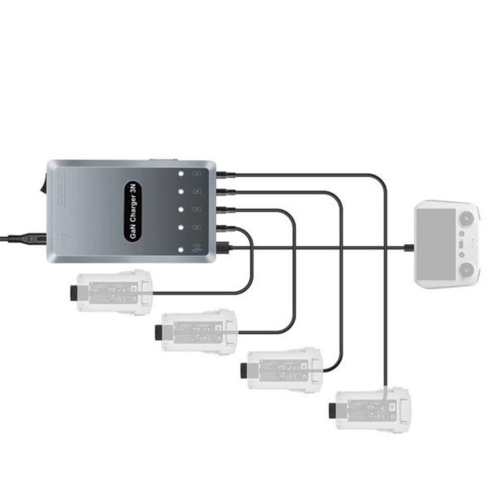 Hub de Carregamento para Baterias do Drone DJI Mini 3 Pro / Mini 3/ Mini 4 Pro- StartRC