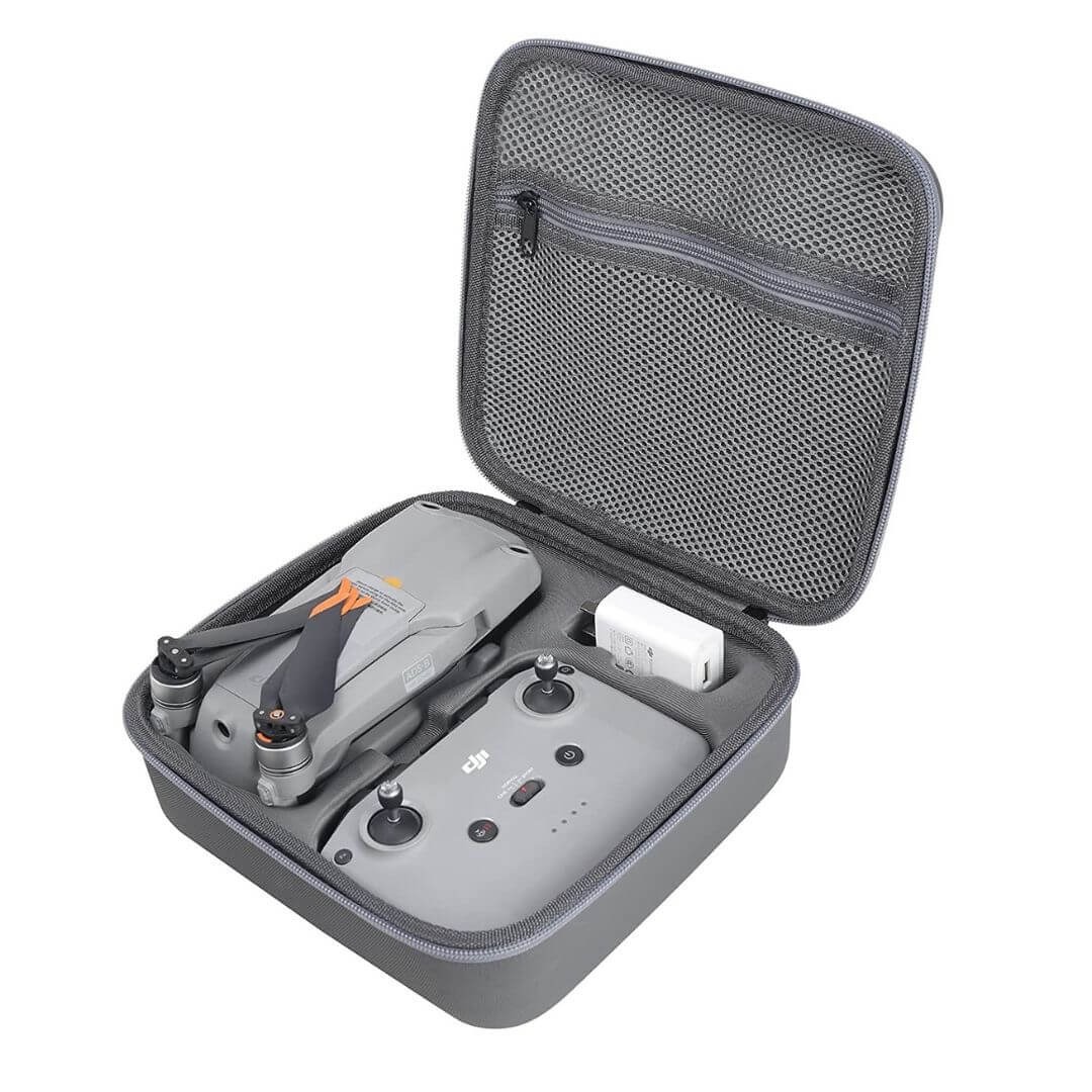 Mini Case para Drone DJI Mavic Air 2 / 2S e Controle - Cor Cinza