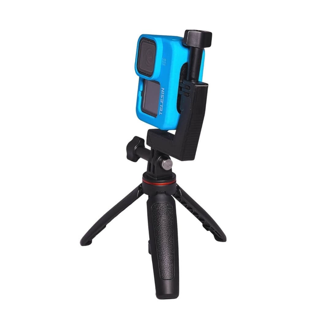 Suporte Vertical para GoPro Hero 13 / 12 / 11 / 10 / 9 Black em Impressão 3D - Cor Preto
