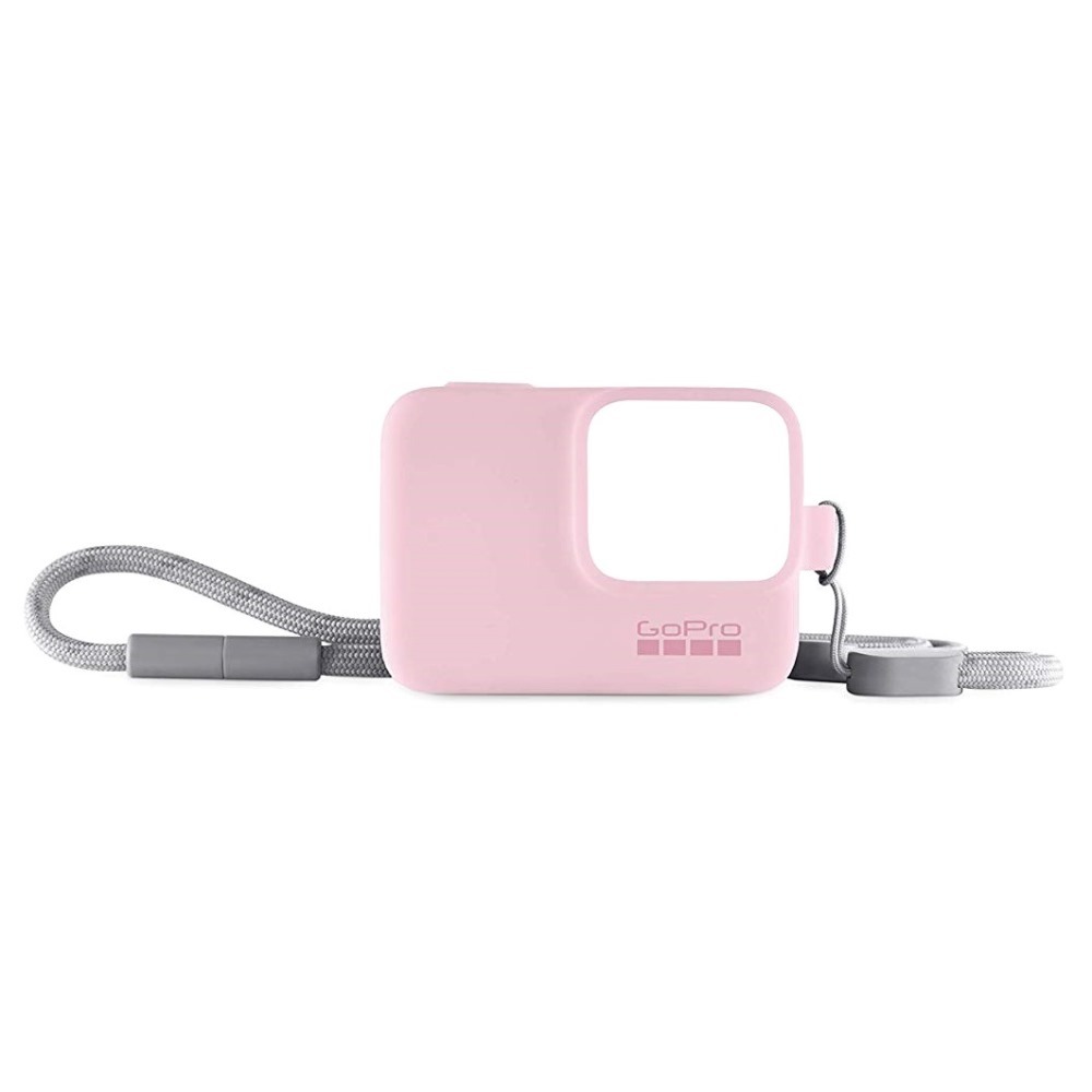 Capa Silicone GoPro Hero 7 6 5 Black + Cordão Ajustável - Sleeve + Lanyard