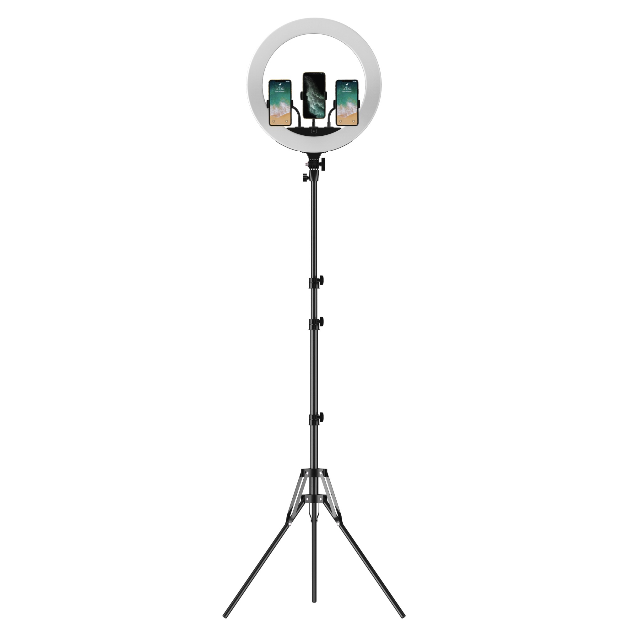 Iluminador Circular de Led Ring Light 45cm com Tripé de 2m - Apexel