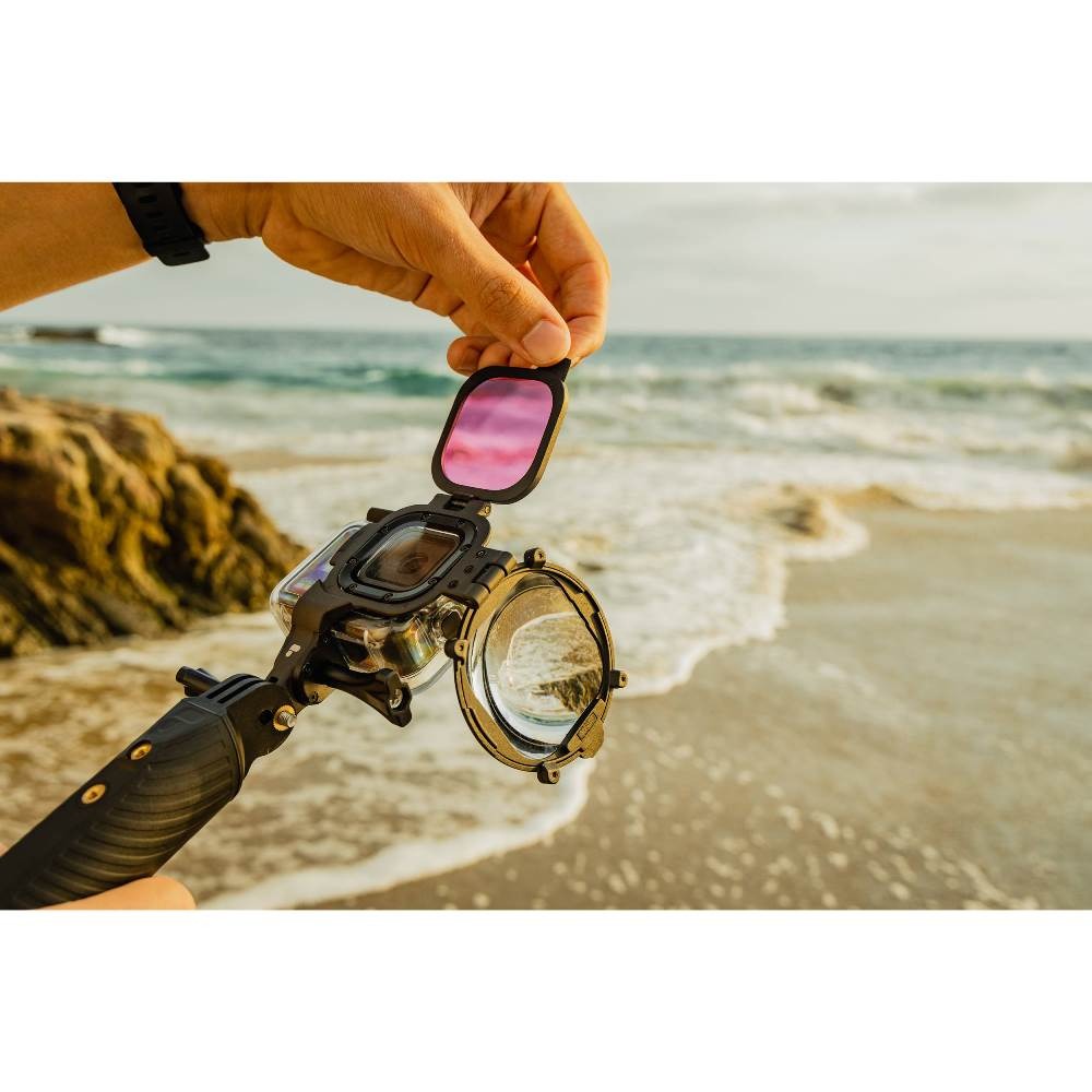 Filtros de Mergulho + Lente Macro para GoPro Hero 8 Black - PolarPro SwitchBlade