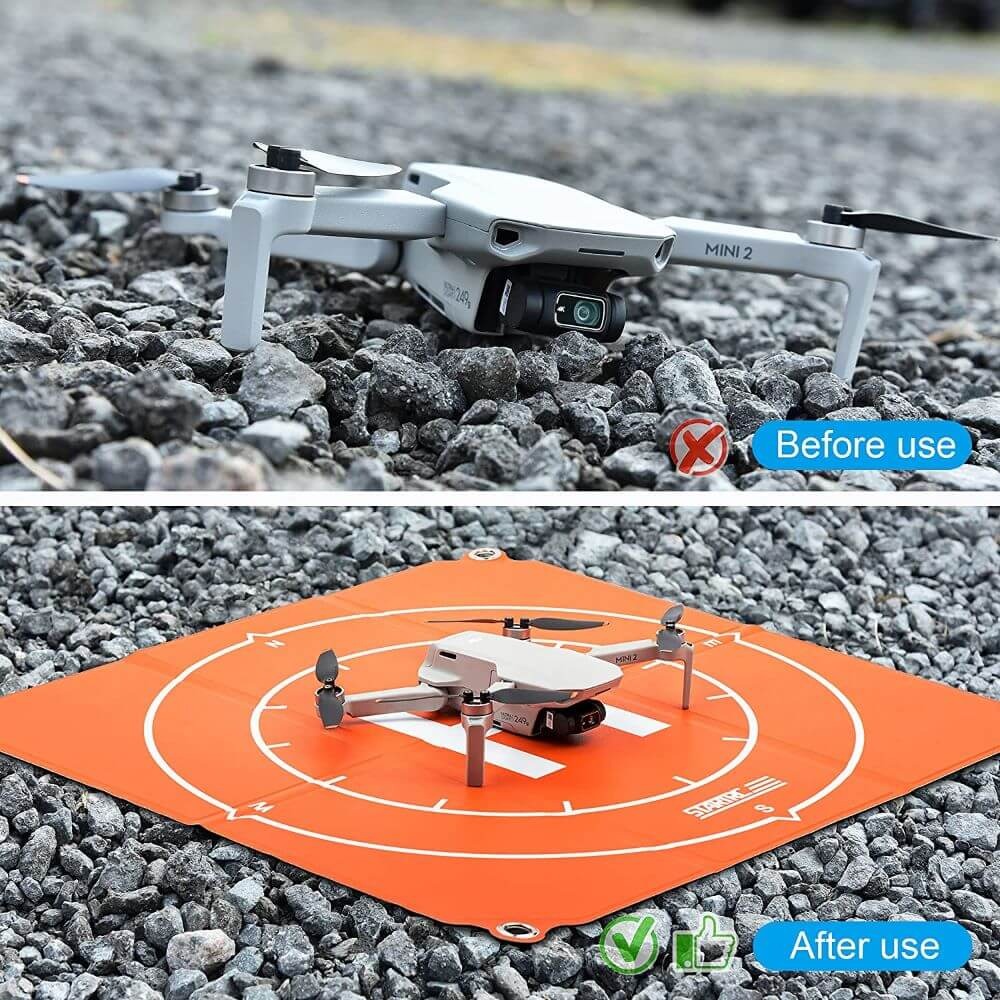 Heliponto Pista de Pouso para Drones - StartRC 50x50cm