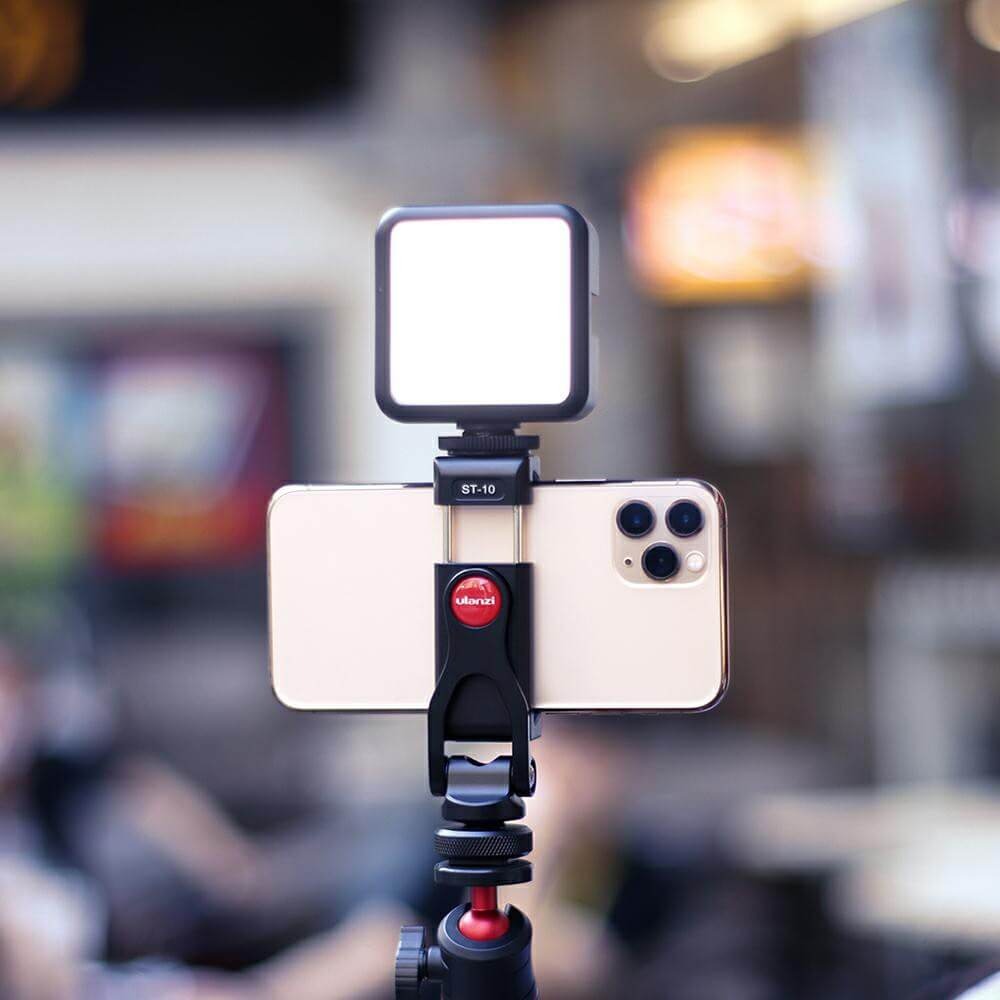 Suporte de Celular com Encaixe para Microfones e Iluminadores de Led - Ulanzi
