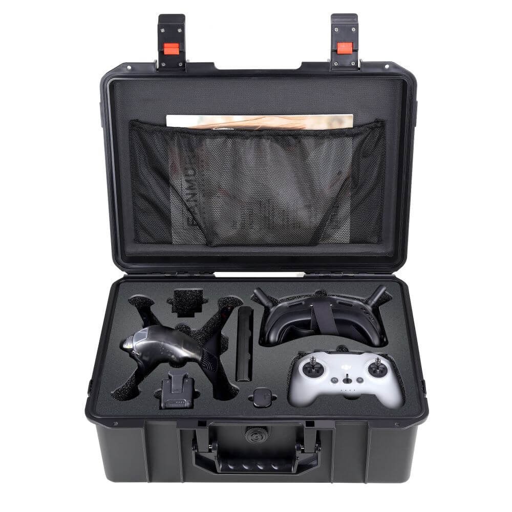 Case Estanque para Drone DJI FPV Fly More Combo - Cor Preto