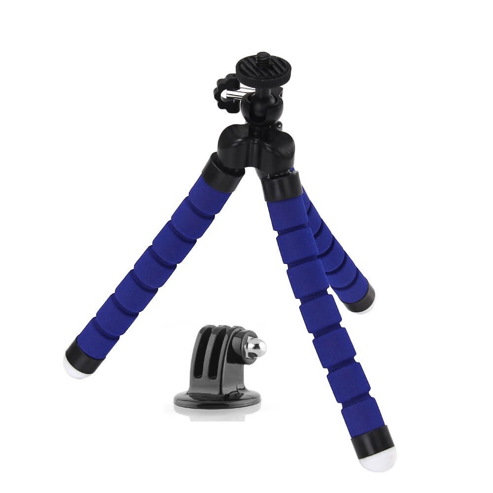 Mini Tripé Flexível Octopus Para GoPro e Câmeras Compactas