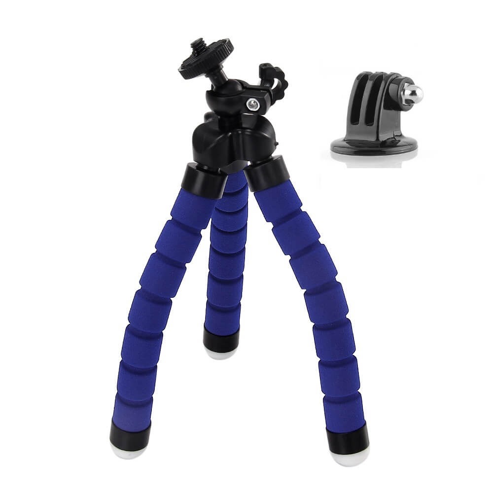 Mini Tripé Flexível Octopus Para GoPro e Câmeras Compactas