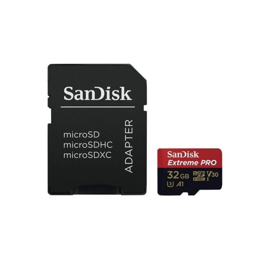 Cartão de Memória 32GB SanDisk Extreme Pro MicroSDXC 100Mb/s UHS-I V30 U3 A1